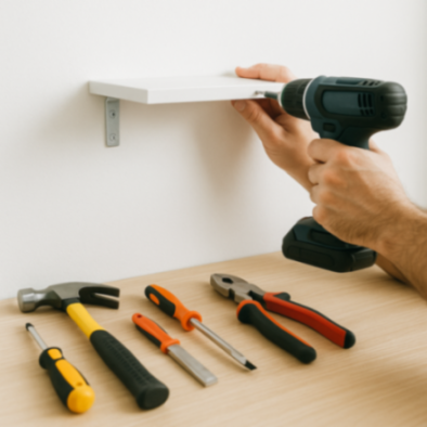 Vrtání a kotvení – Vrtání a kotvení Plzeň – držáky TV, police, zrcadla